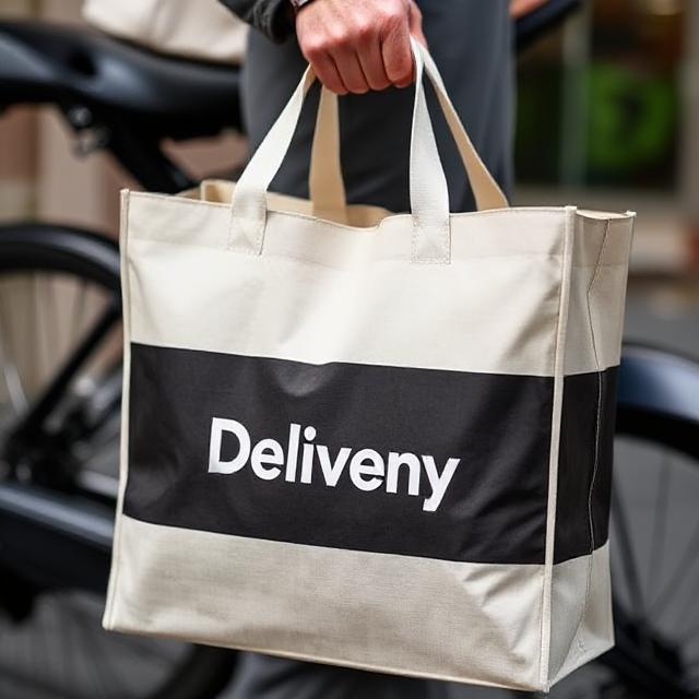 Our branded delivery bag.
